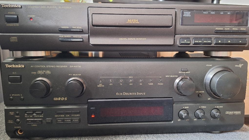 Technics cd i amplituner