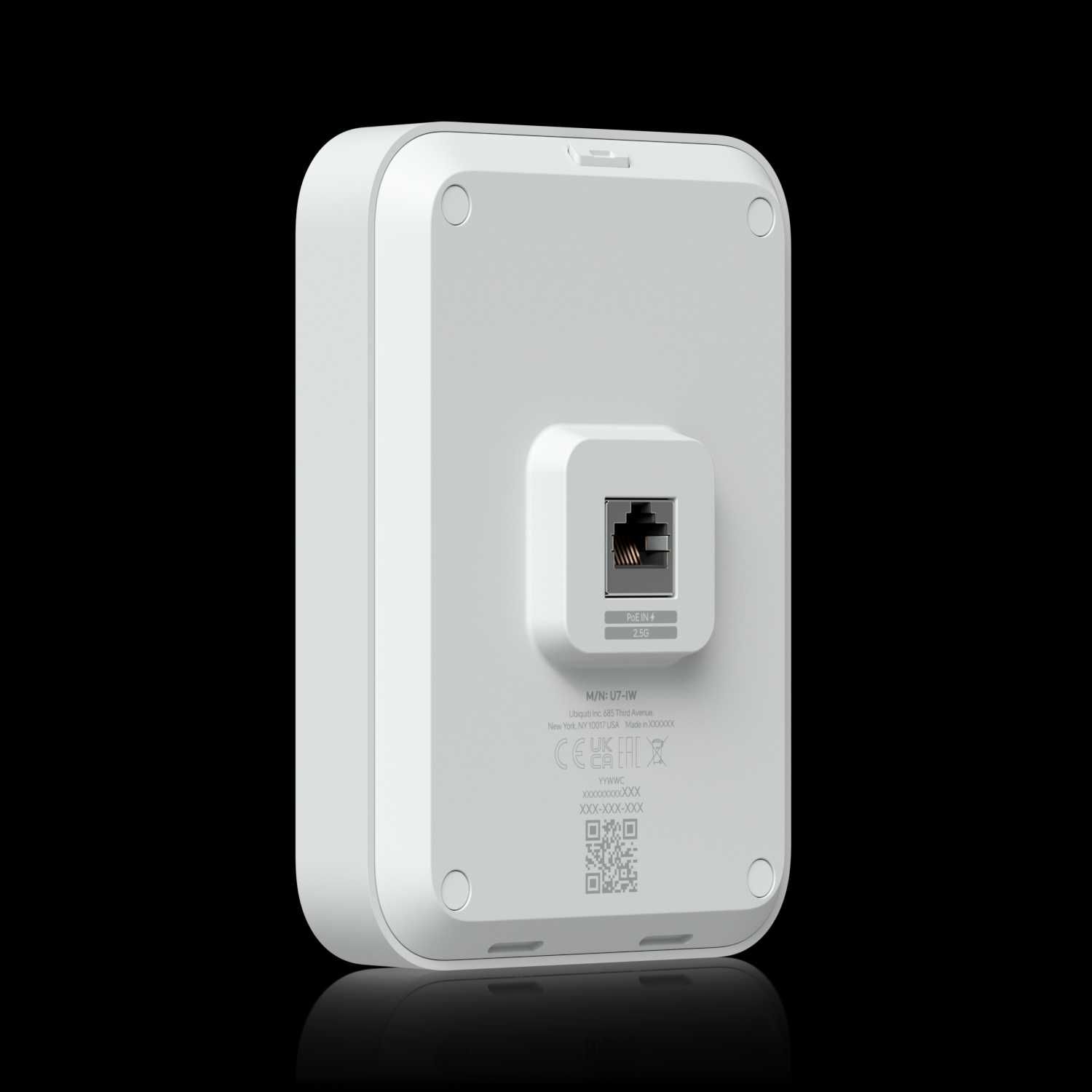 Punkt dostępowy Ubiquiti Unifi U7-InWall U7-IW Wifi7 3x RJ45 2.5Gbps