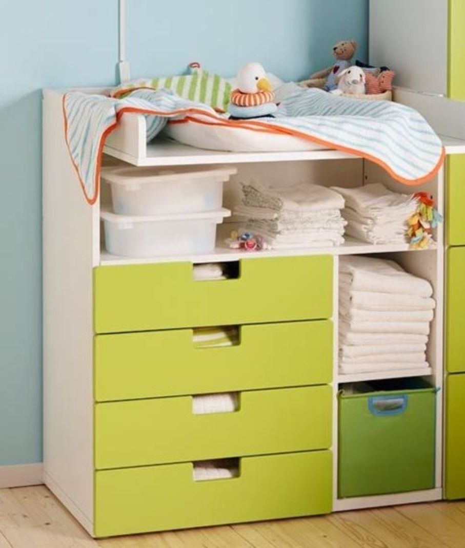 Trocador / Secretária Stuva Ikea Verde - como nova