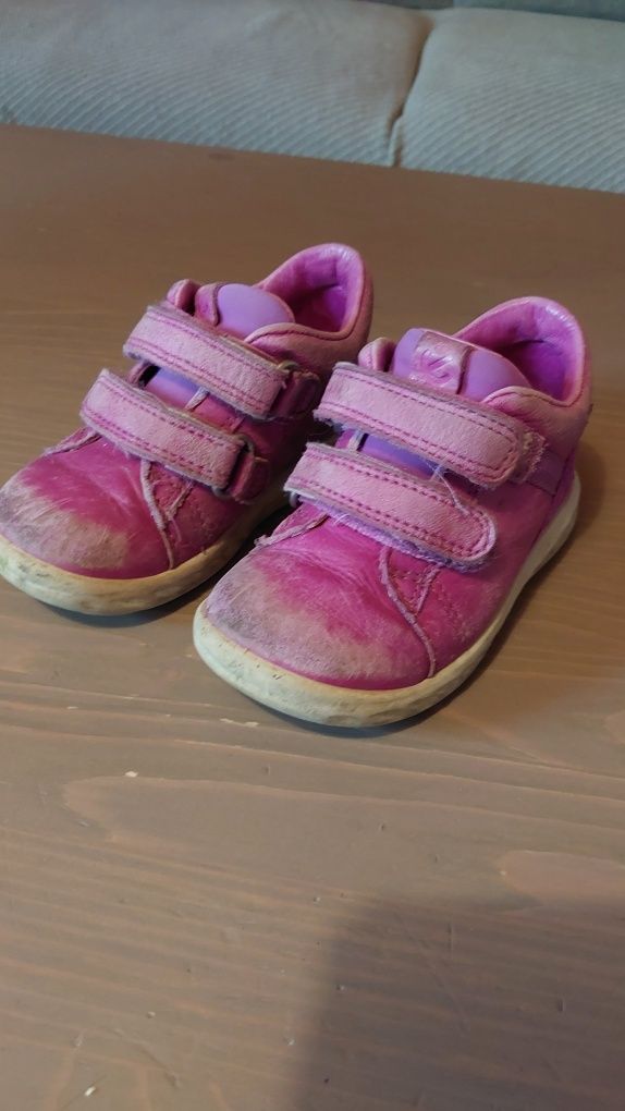 Ecco 22 buciki dla dziewczynki skórzane skóra buty