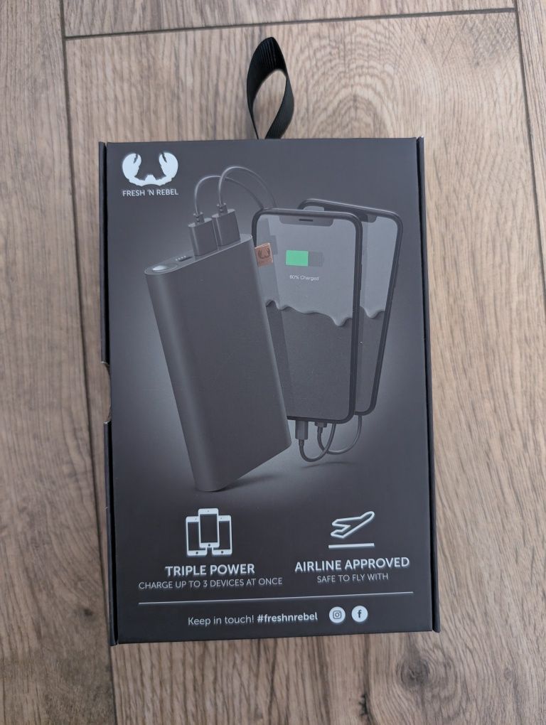 Powerbank Fresh 'N Rebel 18000 mAh (USB-C, Storm Grey)