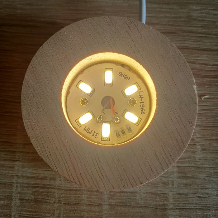 Podstawa led do szklanej kuli lampka