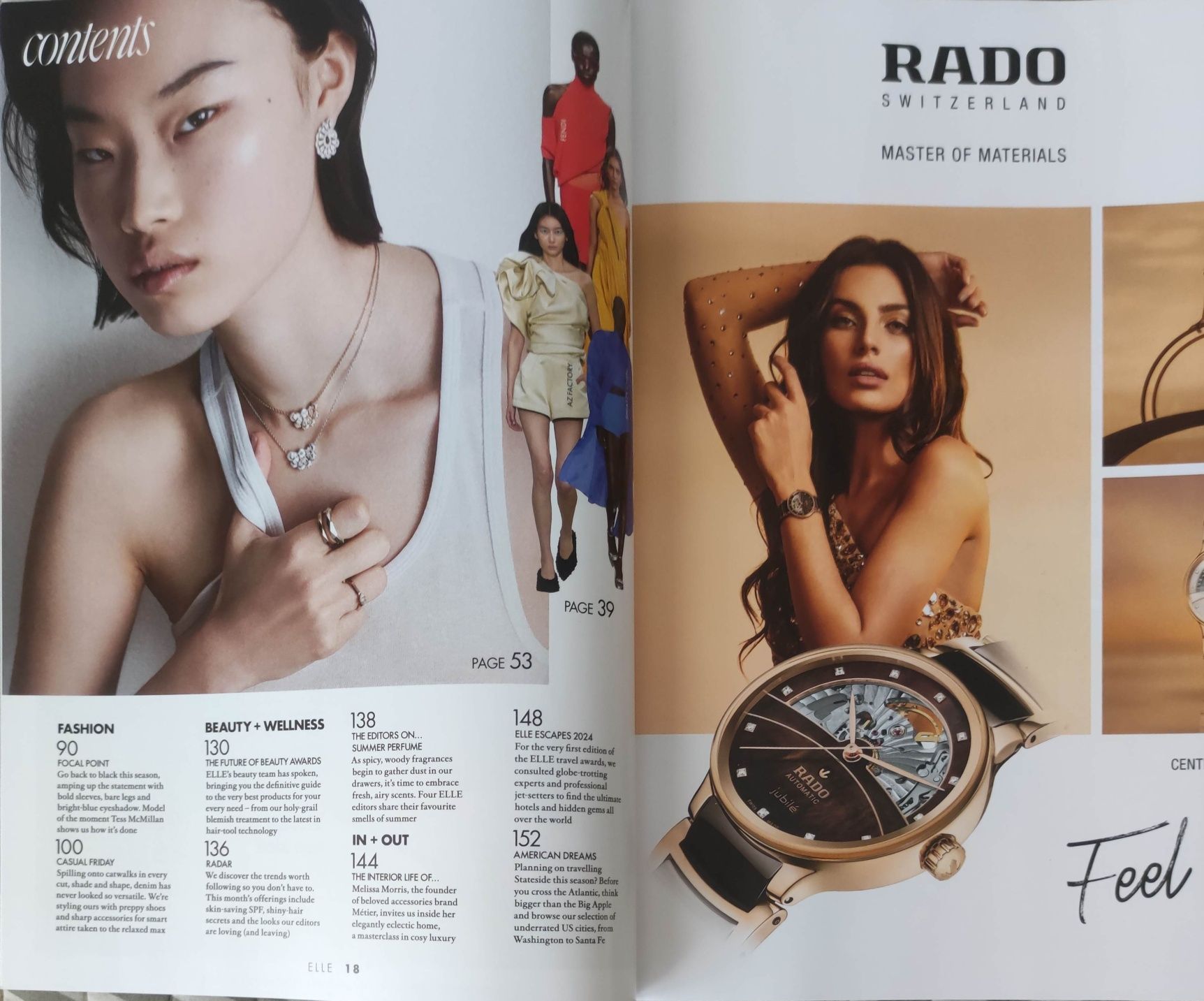 Magazyn ELLE UK 06/24 Little Simz Quiet Power aktywistka Moda styl kob