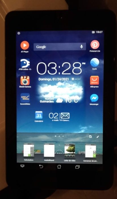 Mini tablet Asus cinza esc./cinza esc.