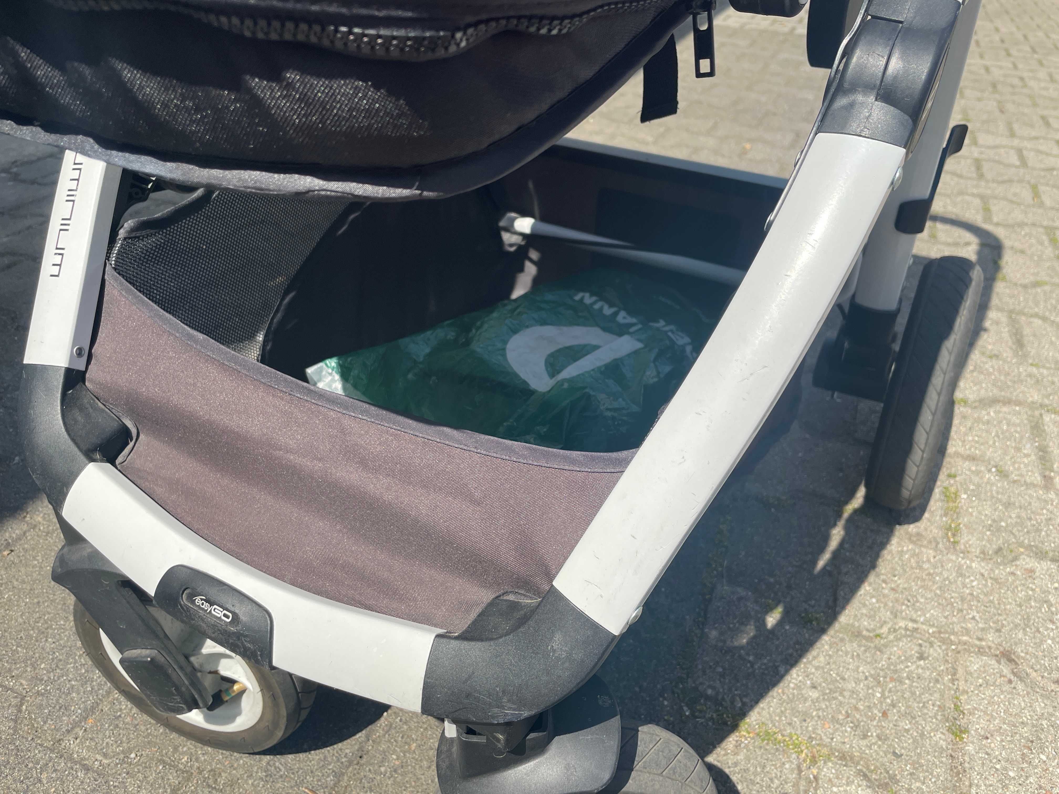 Wózek easyGO Optimo 3w1 + dodatki