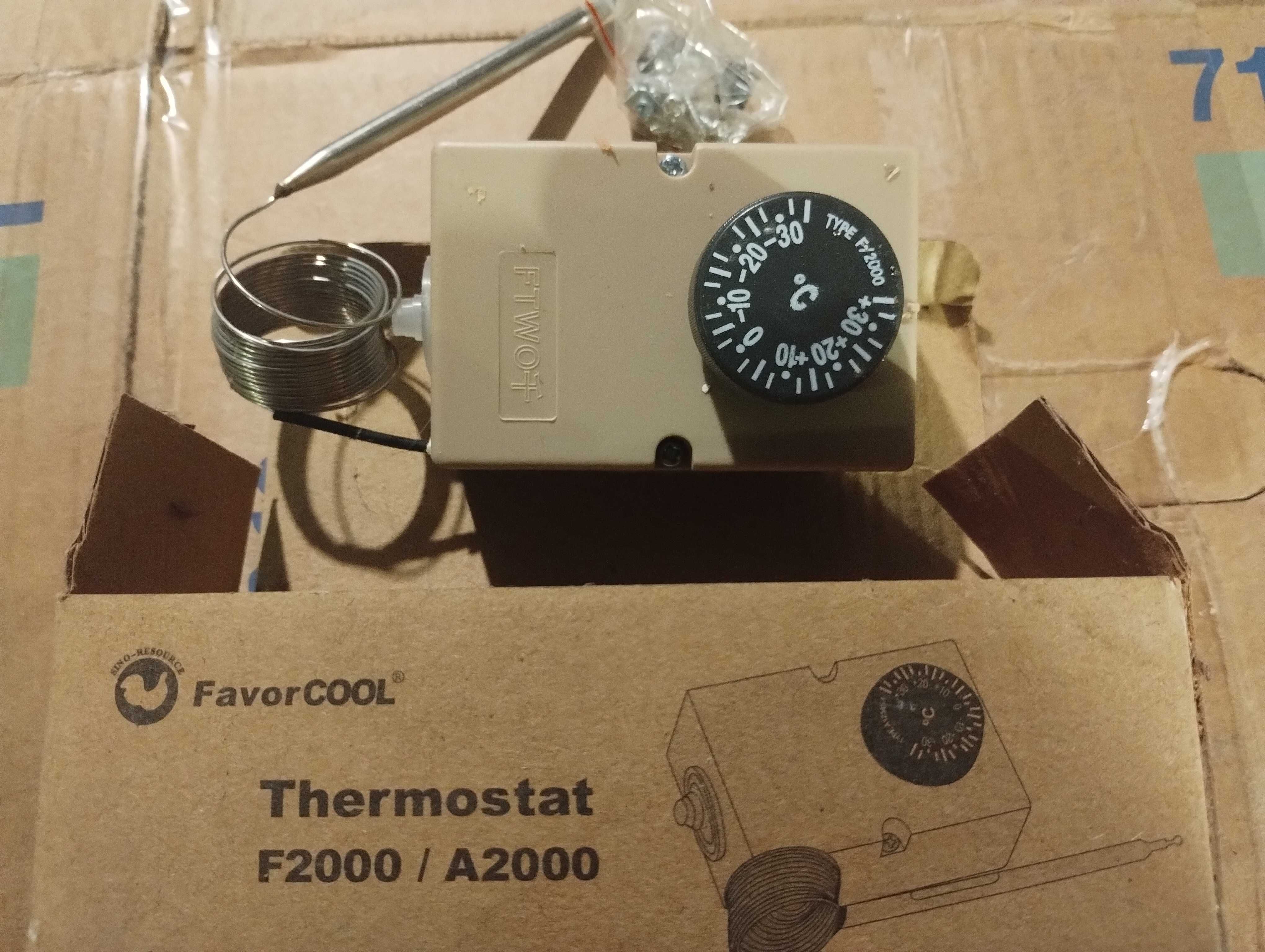 Termostat przeciw zamrożeniowy z kapilarą do rur FavorCool F2000