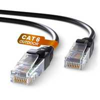 Zewnętrzny Patchcord kabel 100m LAN Cat 6 Cat6 RJ45 AWG24