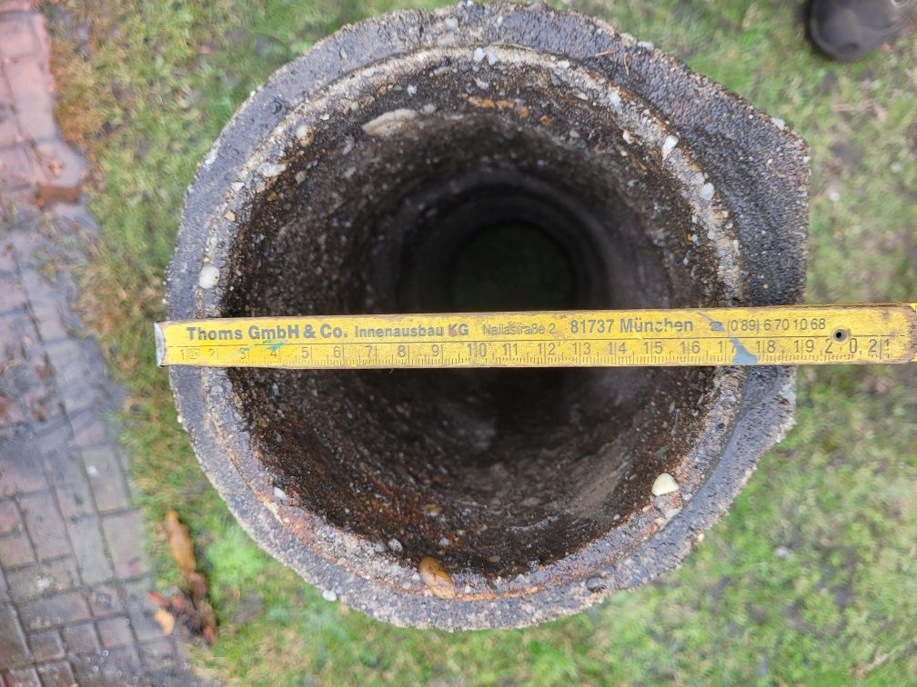 Rura betonowa 14 cm średnica wewnetrzna i długość  70 cm