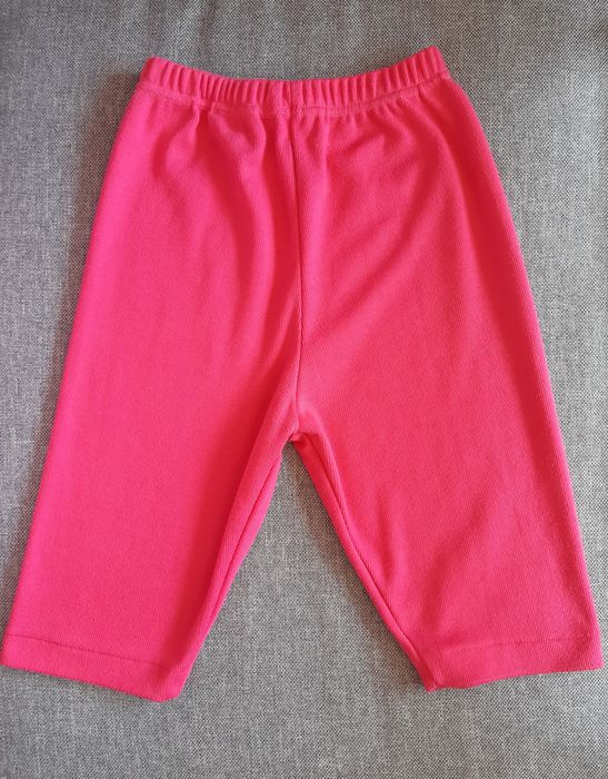 Różowe prążkowane kolarki spodenki 34/36 XS/S