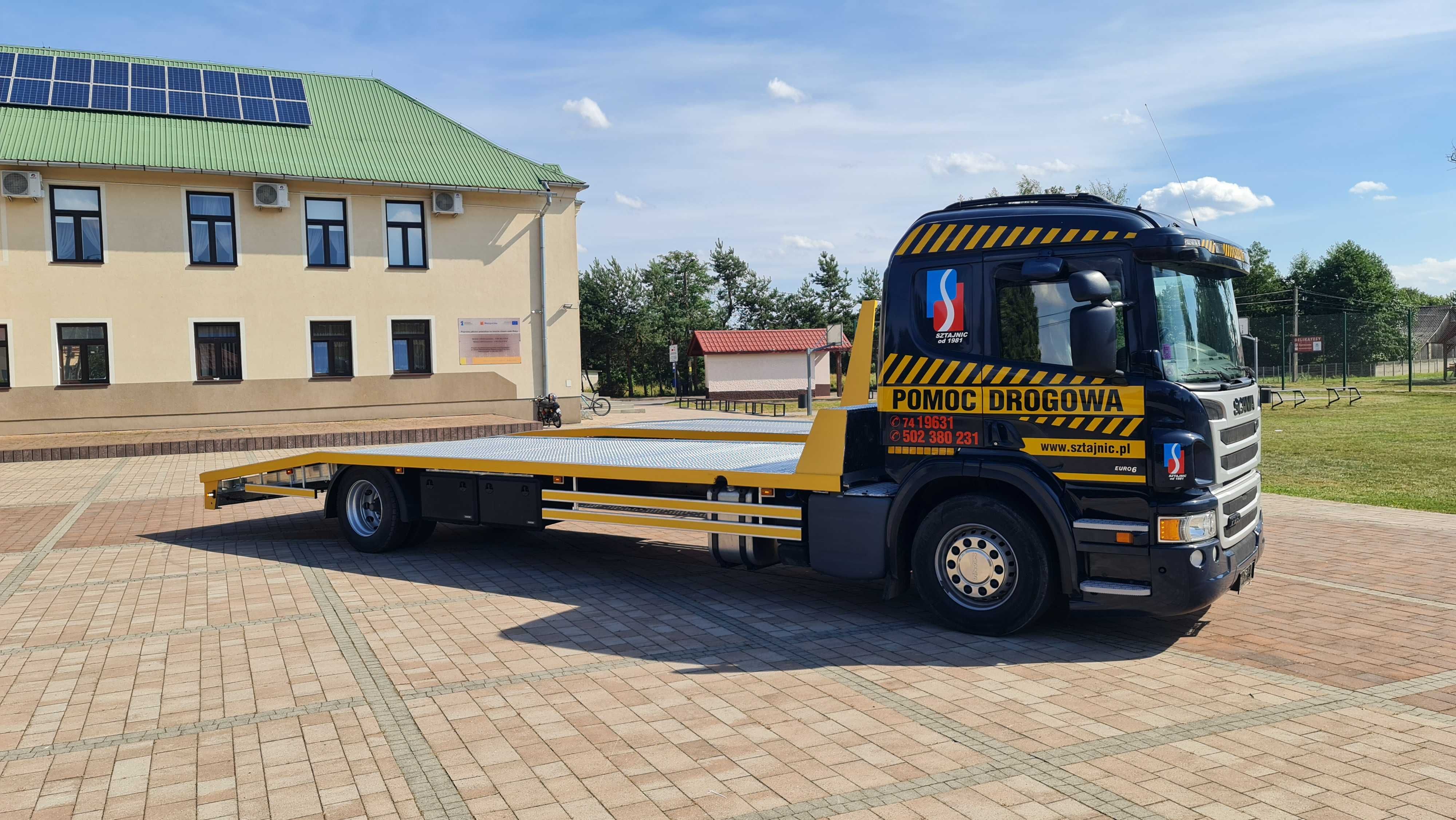 Małopolskie Najazd zabudowa laweta DMC 12-18 TON Panel CNC