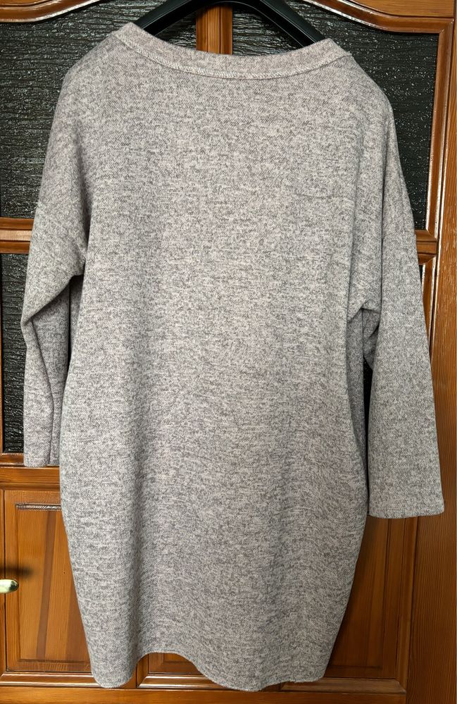 Sukienka, tunika Unisono M/L rozowy melanz