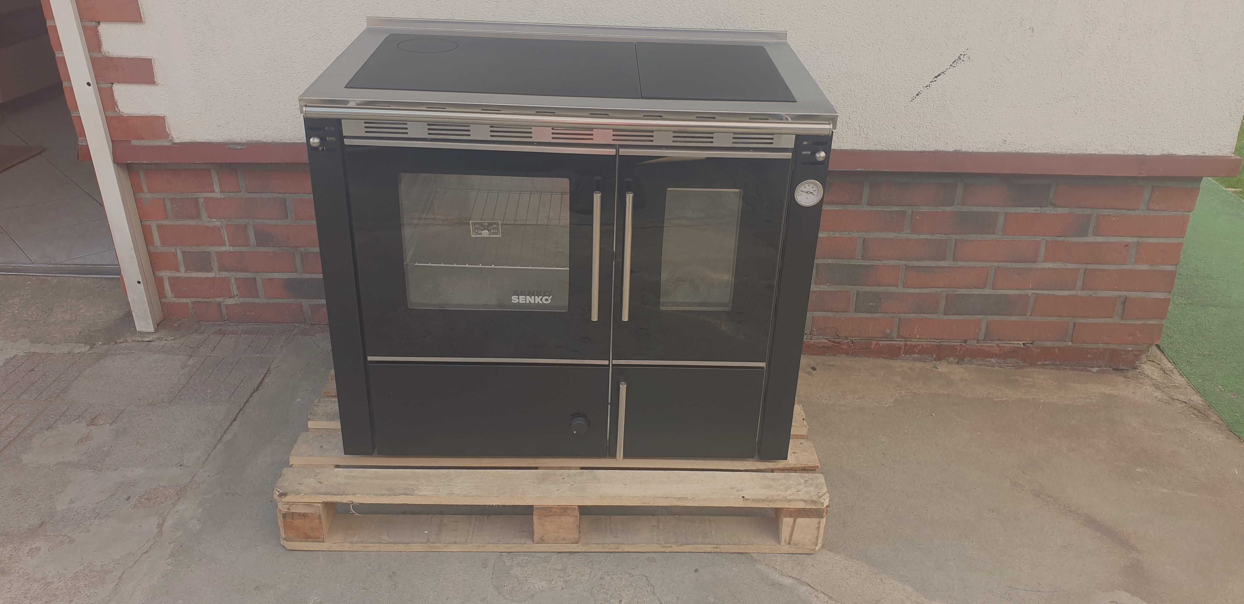 SENKO C-25 Premium - black z funkcją c.o. 25 KW. LEWA