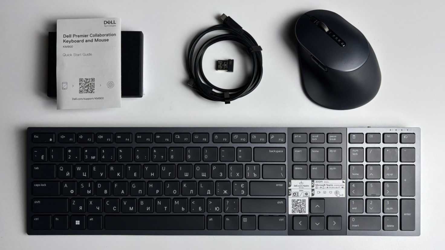 Клавиатура мышь Dell Premier Collaboration Keyboard and Mouse - KM900