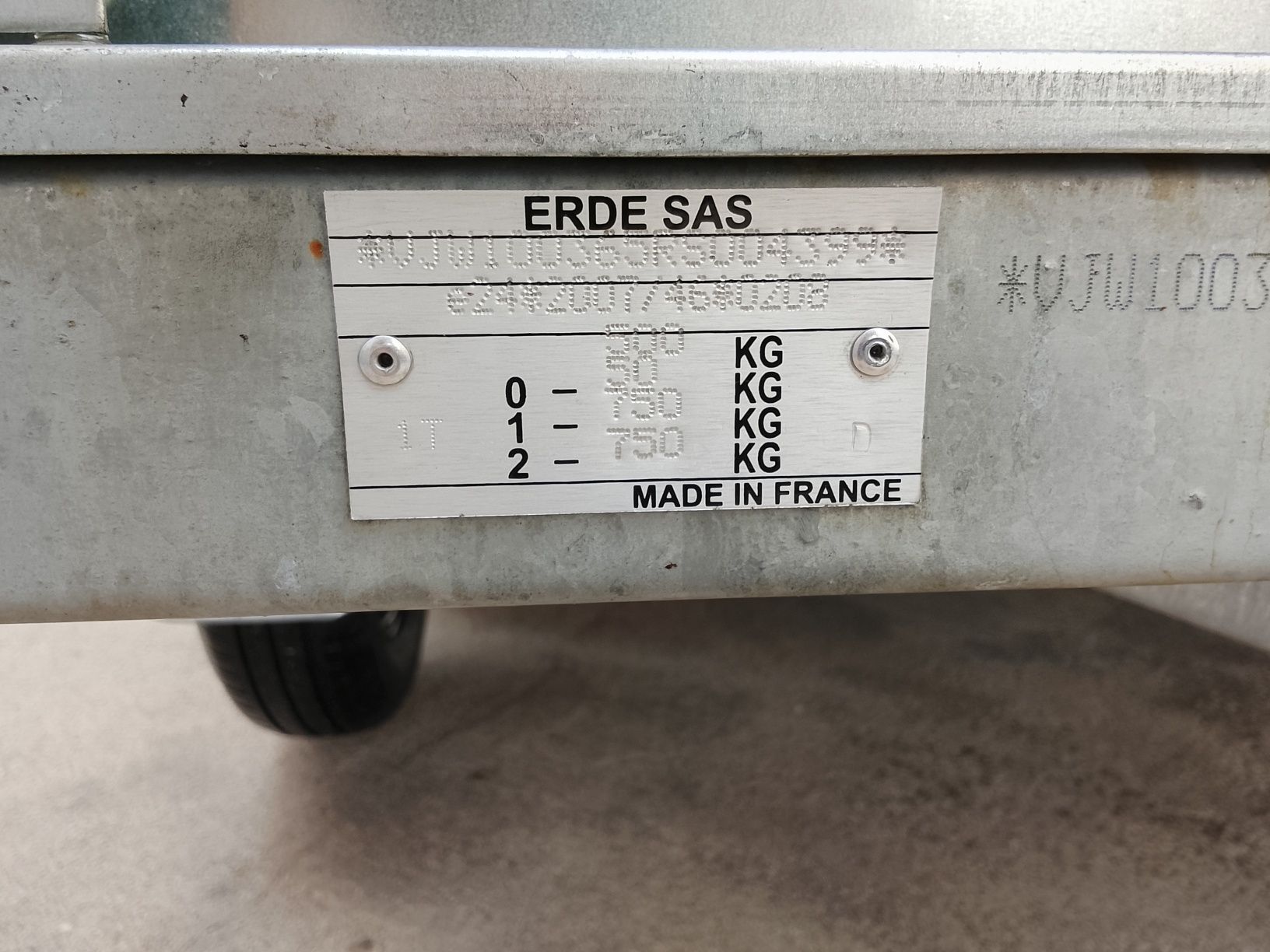 Reboque/Atrelado Erde