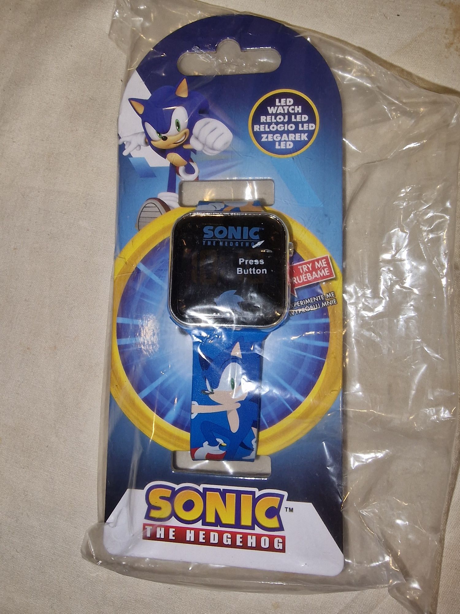 Relógio digital led Sonic