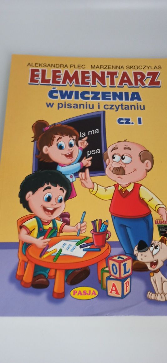 Elementarz_ćwiczenia w pisaniu i czytaniu ,Literolandia Workbook- Poli
