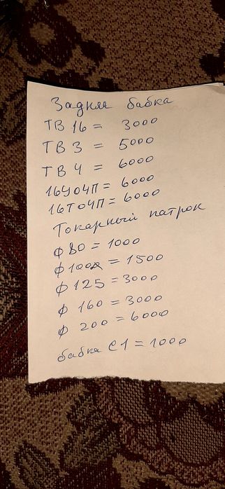 Задняя бабка тв4 .тв16 .патрон токарный ф80 . Ф125 . Ф160 . Ф200