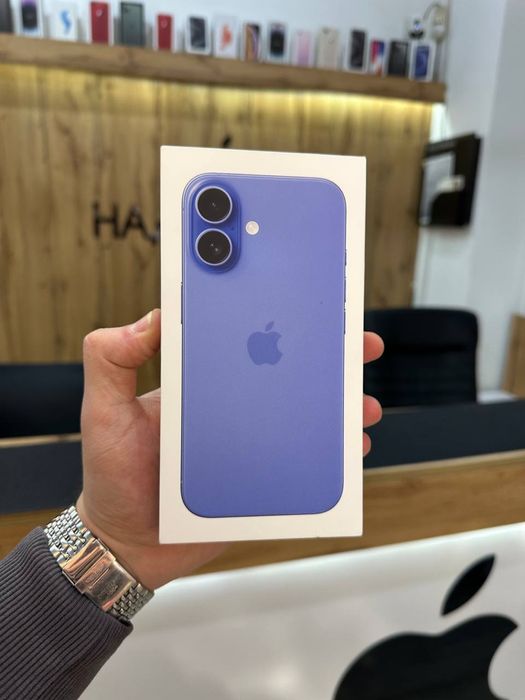 Apple iPhone 16 128gb Ultramarine Neverlock NEW новий фізична карта