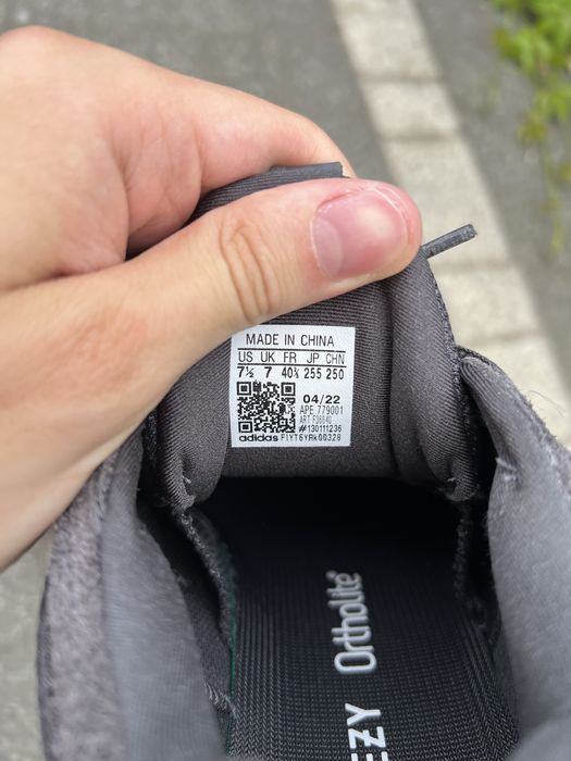 Adidas Yeezy 500 Utility Black  niskie czarne buty 40 2/3