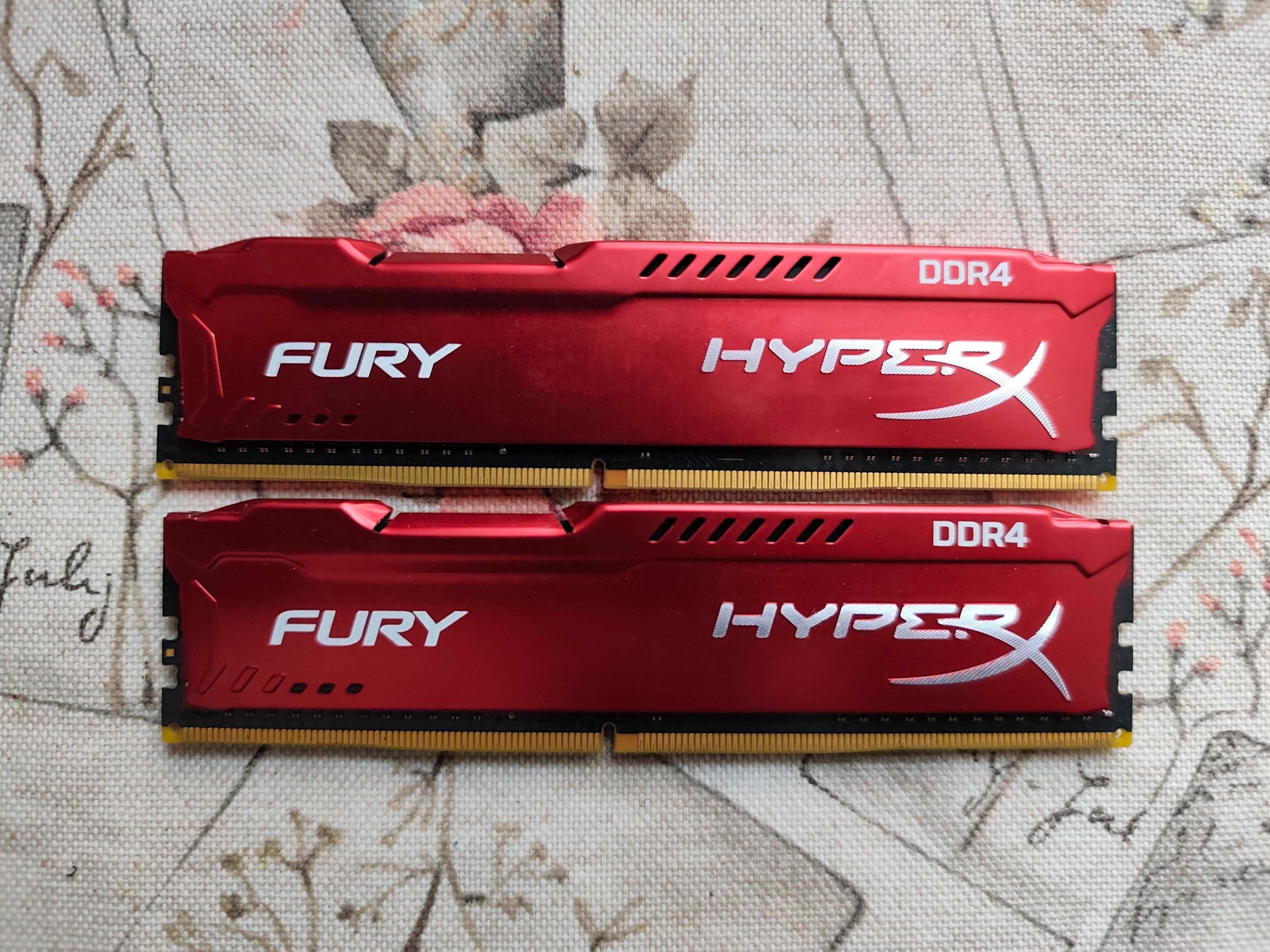 Оперативна пам'ять HyperX DDR4-3200 16384MB Fury Red (HX432C18FR2K2/16