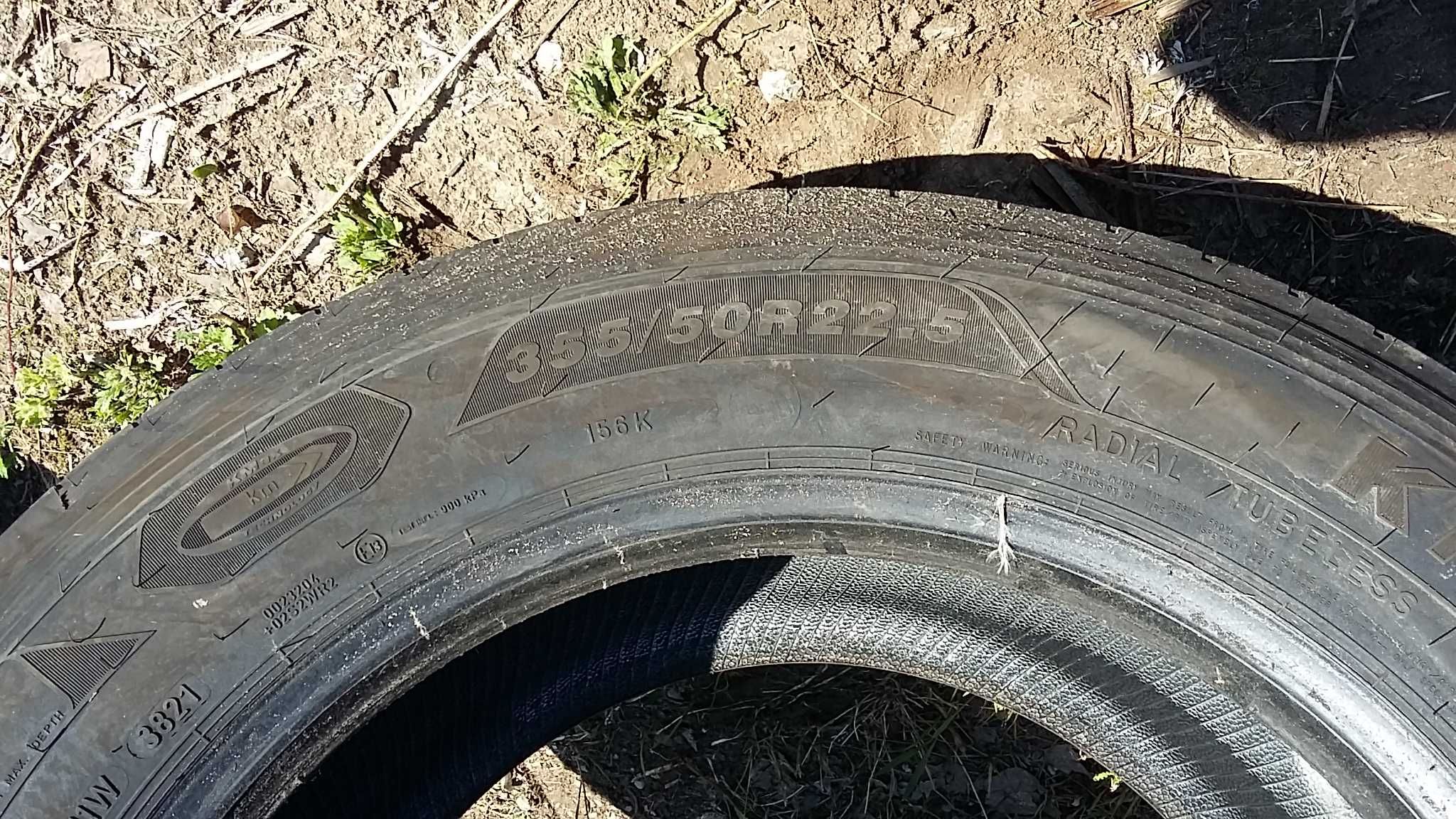 opony Goodyear KMAX S 355/50R22,5 bieżnika 95%