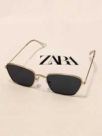Okulary przeciwsłoneczne męskie z metalową ramką w stylu Casual | Zara