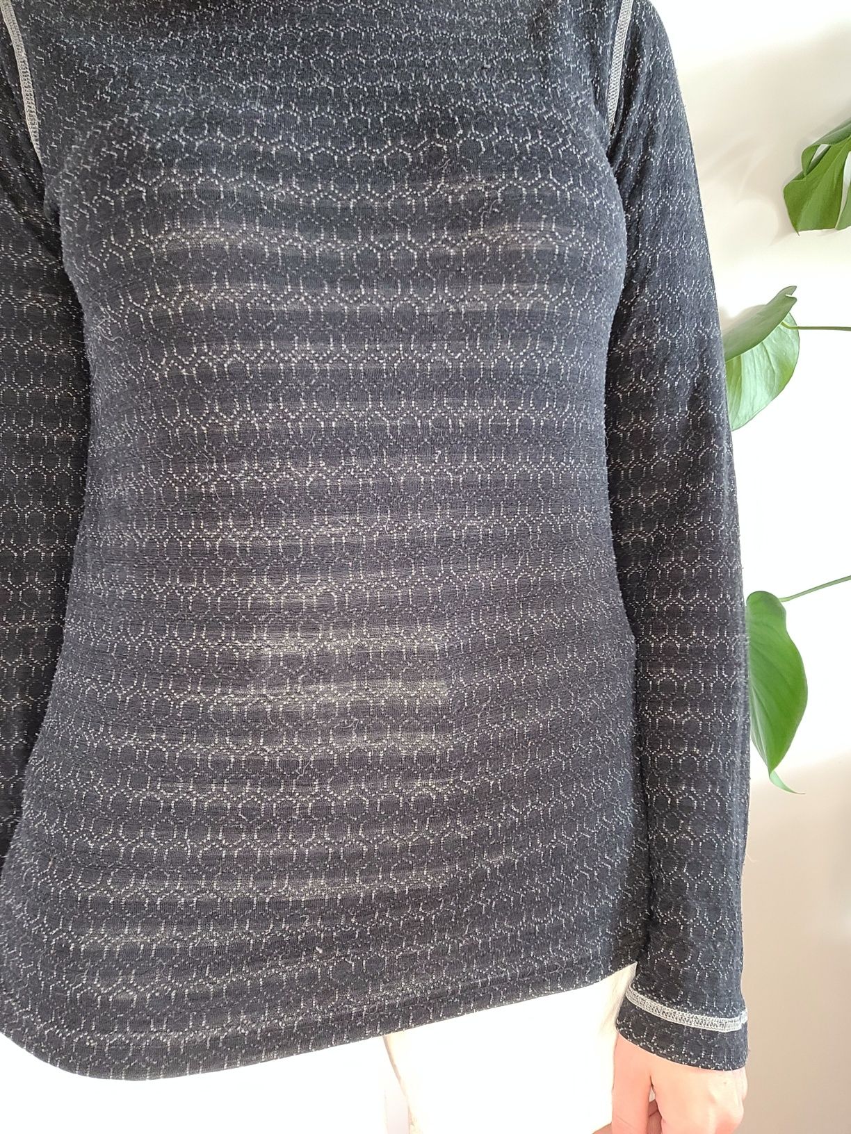 Wzorzysty sweter oversize termo 80% merino wool Ulvang