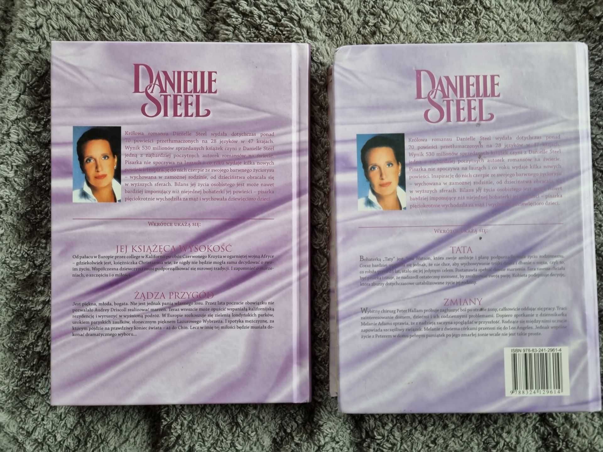 Ksiażki Danielle Steel szt. 2, twarda okładka, używane, Z4, Lp. 310