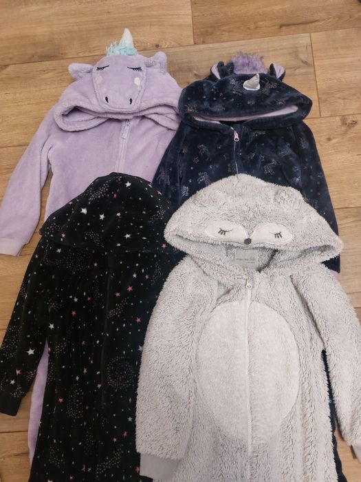 Кігурумі, сліпи, піжами флісові дівчинці на 6-7 років зріст до 122 см