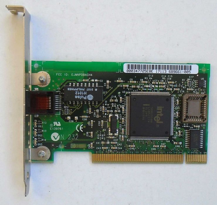 Сетевая карта Intel Ethernet 10/100 Mbit