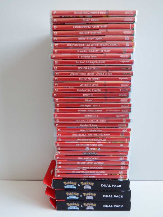GRY NINTENDO SWITCH Super Mario Pokemon Crash FIFA LEGO Star Wars