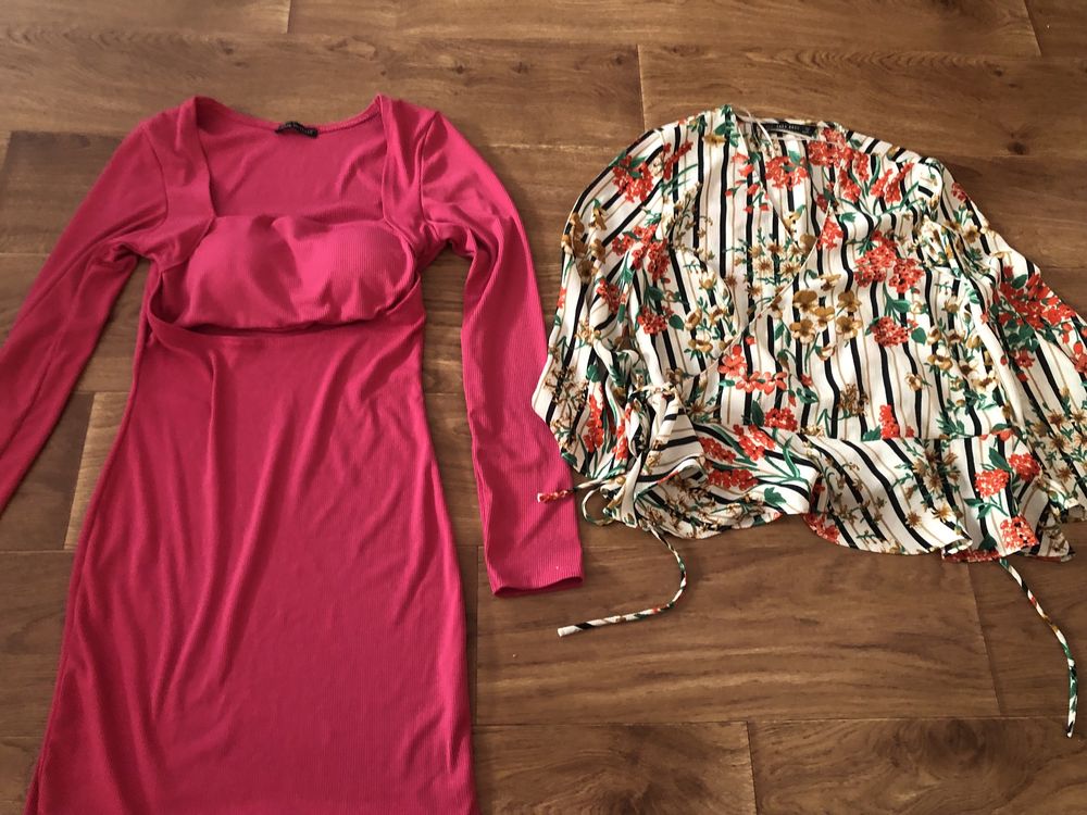 Платье для беременних, блузка zara