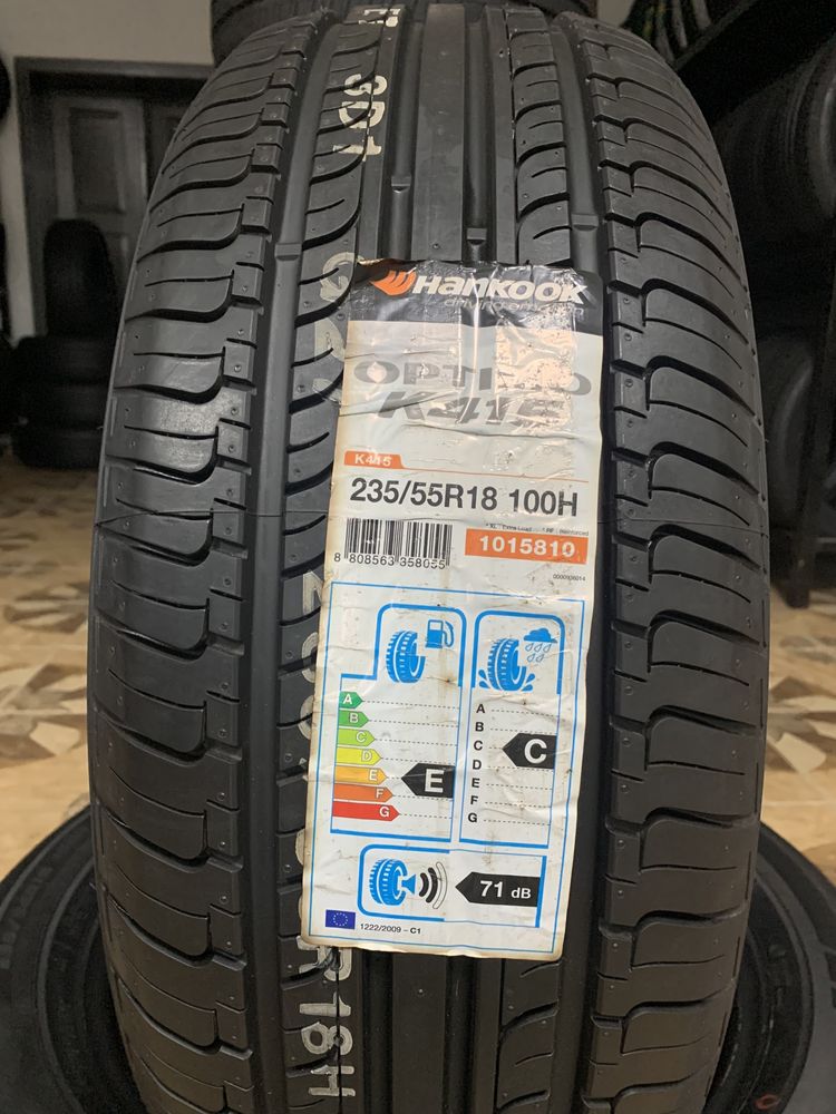 Пара літніх шин 235/55/18 100Н HANKOOK OPTIMO K415