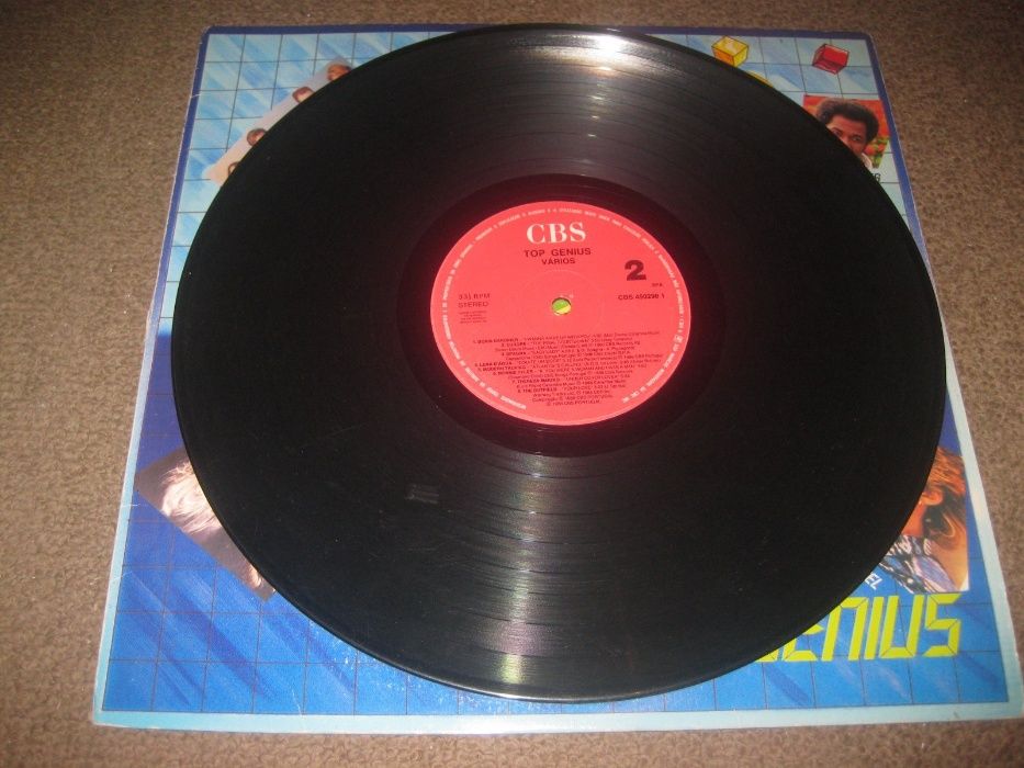 Disco em Vinil LP 33 rpm “Top Genius”