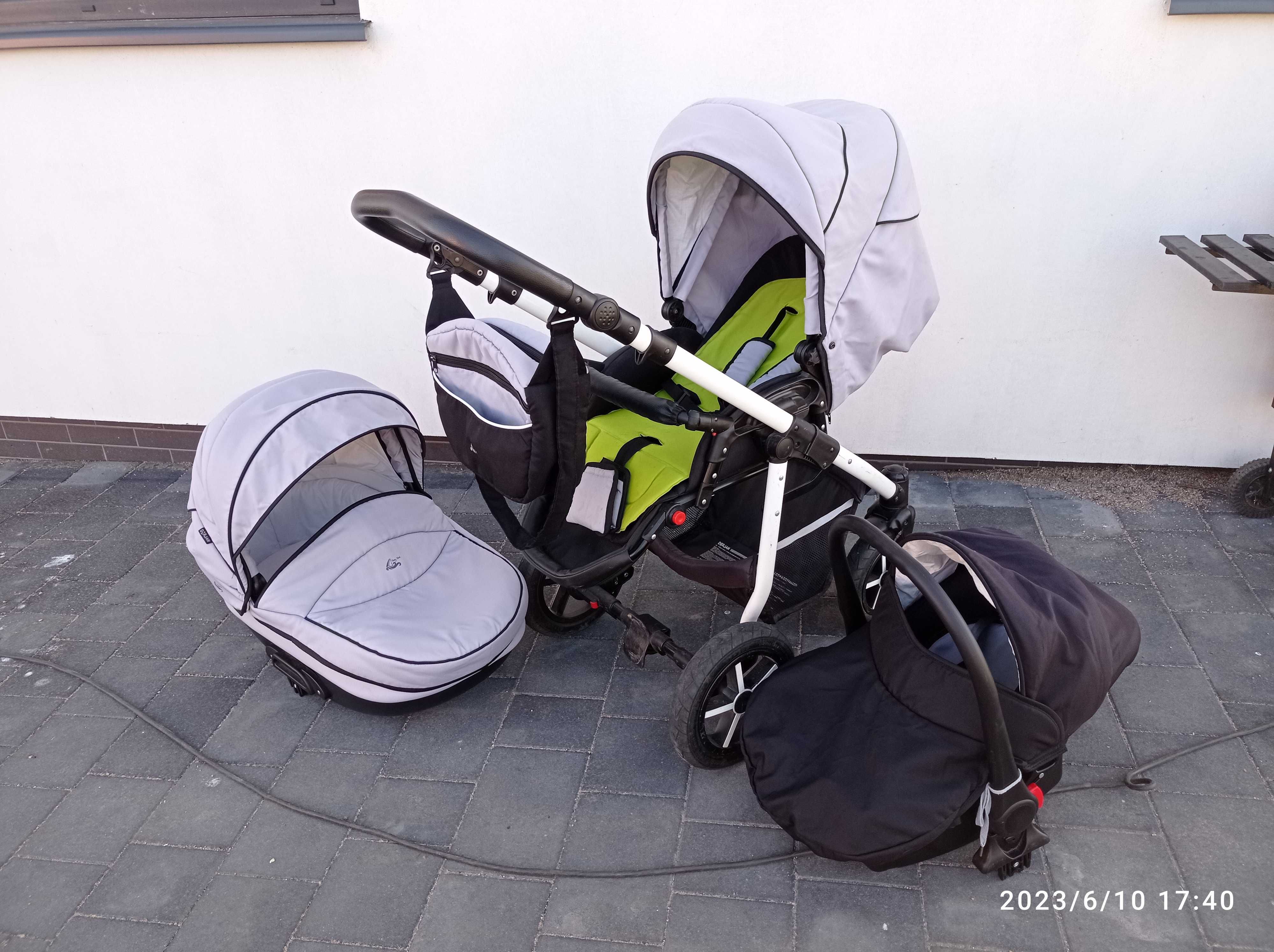 wózek 3w1 dorjan baby