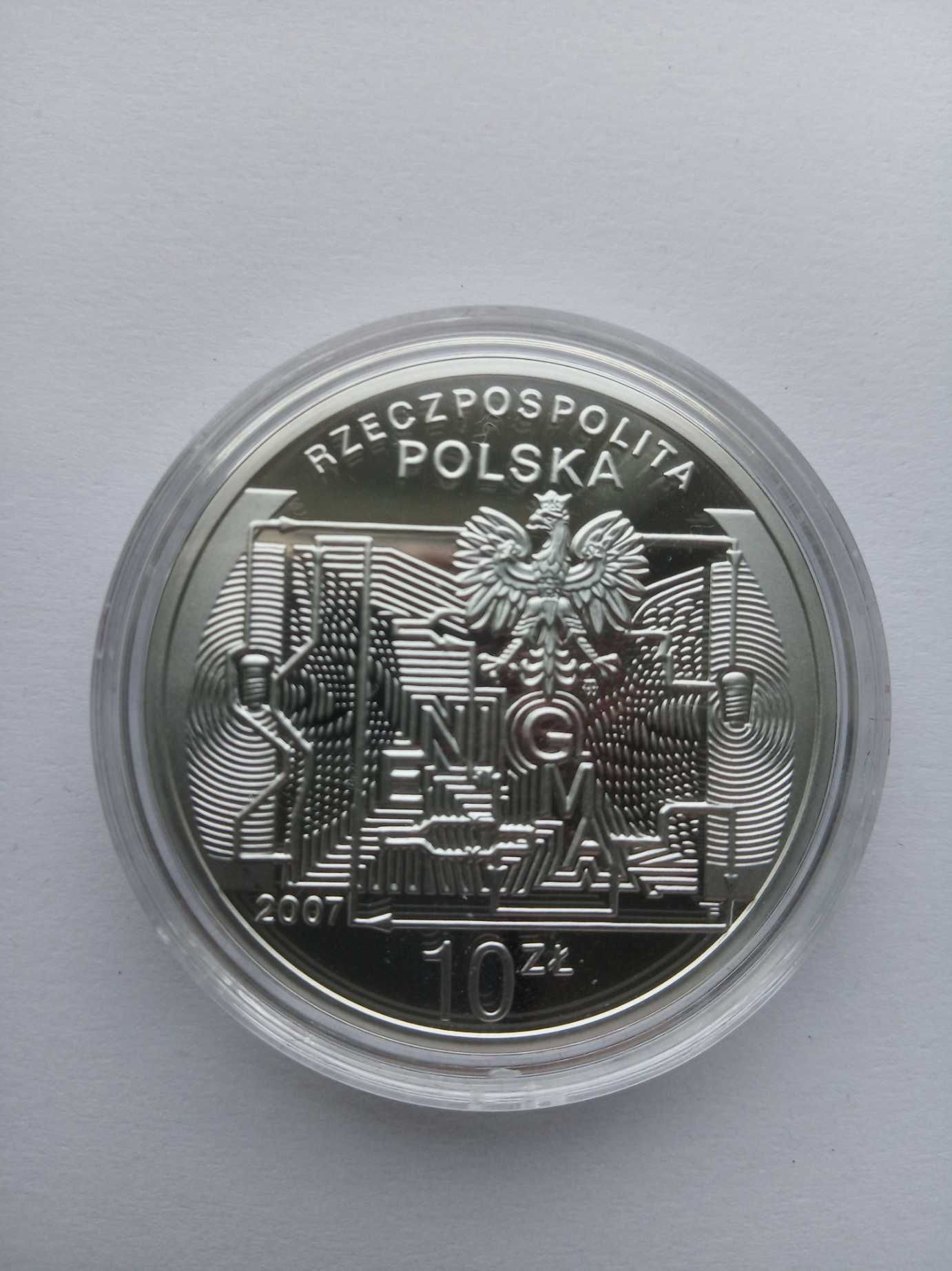 Moneta NBP 10 zł (srebro) 75. rocznica złamania szyfru Enigmy