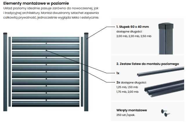 Sztacheta, sztachety metalowe, płot, ogrodzenie, sztachetki, żerdź