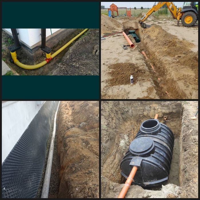 Usługi Minikoparką Wywrotka roboty ziemne koparka koparko ładowarka