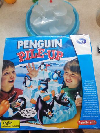 Пингвины на льдине Настольная веселая игра балансир