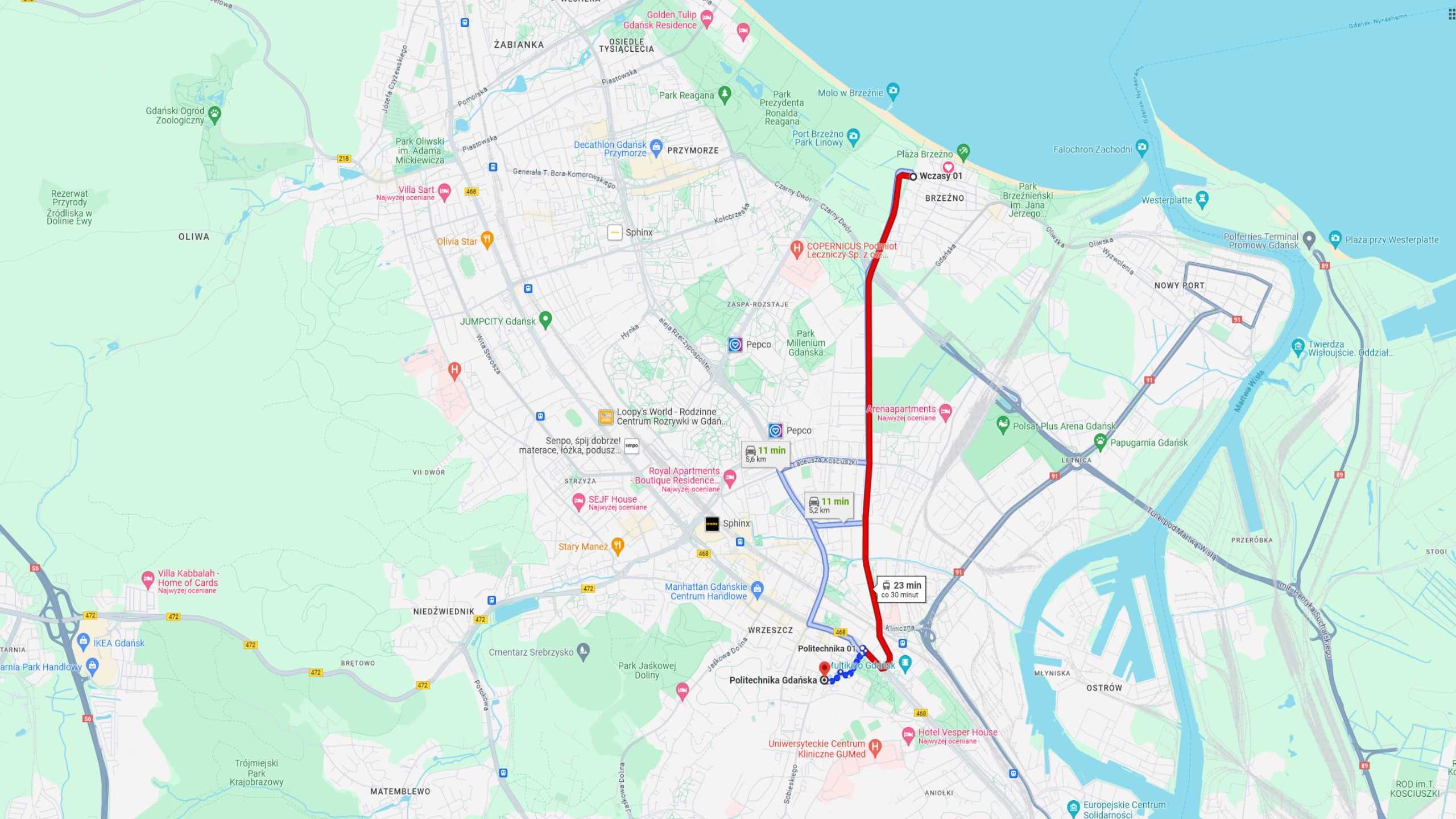nowoczesne 2 pokojowe 52 mkw Gdańsk ul.Hallera -studenci