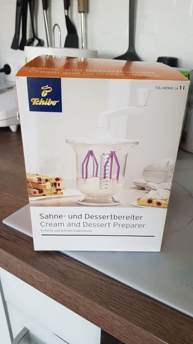 Spieniacz Tchibo do sosów i deserów,śmietana