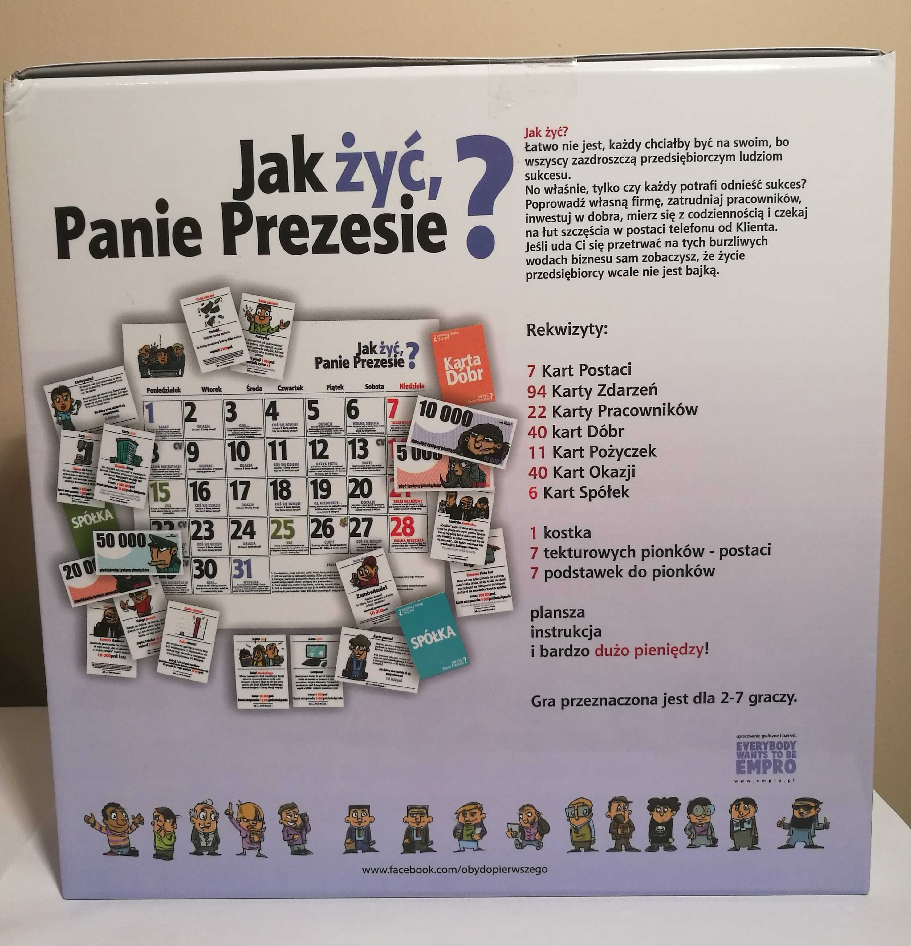 Jak żyć panie prezesie Jawa gra planszowa