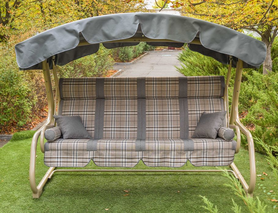 Качелі "Софія". Якісна Садова Гойдалка. Качелі металеві розкладні