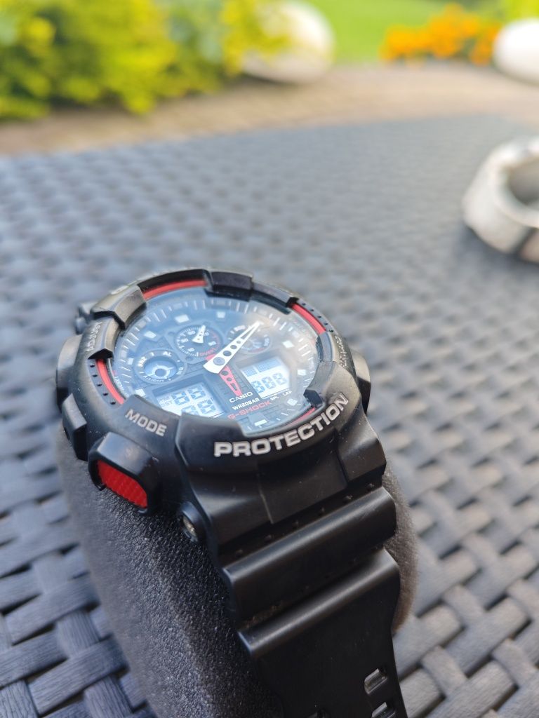 Casio G-Shock GA-100 czarny | nowa bateria | bardzo dobry stan