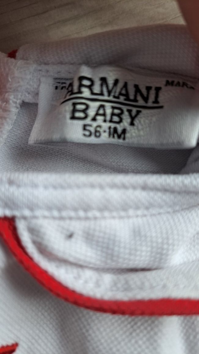 Armani Jeans rampers pajac pajacyk 56cm