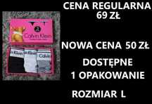 3 pak stringi CK rozmiar L WYPRZEDAŻ