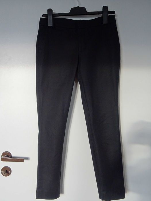 Czarne spodnie eleganckie rybaczki Zara 34