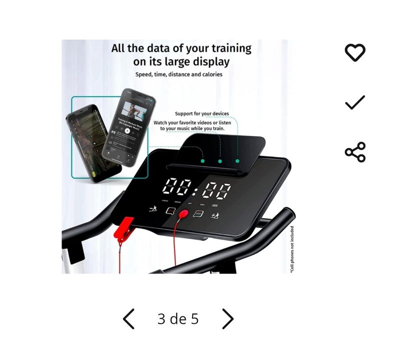 Passadeira elétrica de corrida