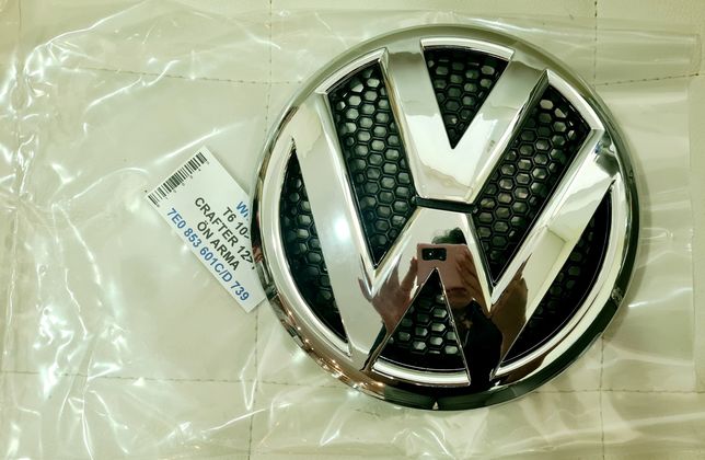 Эмблема значок на решетку радиатора VW T-6 , CRAFTER передняя