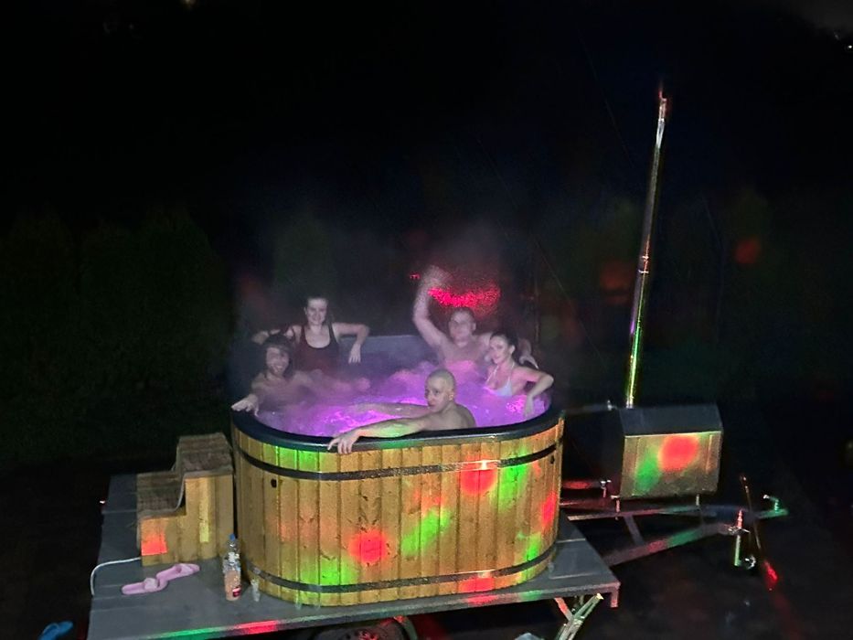 Duża Balia mobilna, jacuzzi, ruska bania na wynajem 8-10 osób